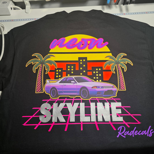 Neon Skyline Hoodie