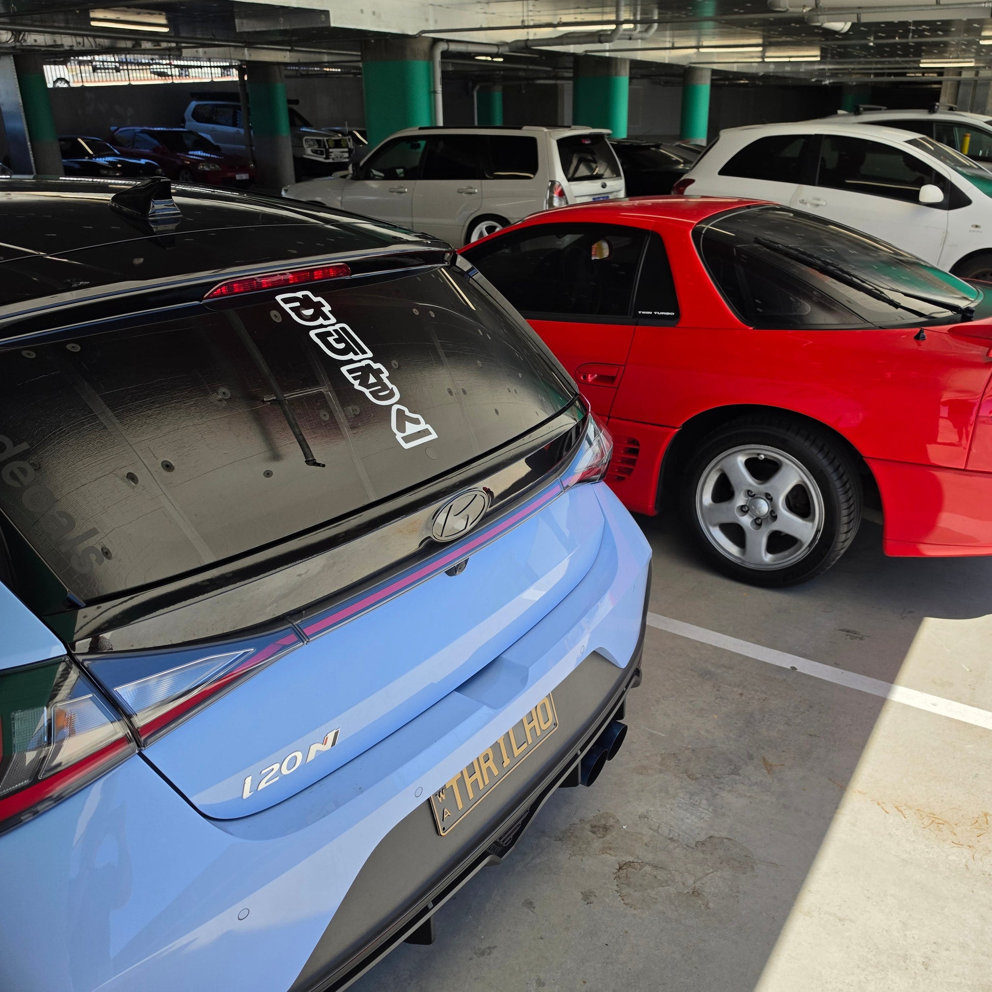 Removable glueless rear wiper delete for Hyundai i20N and i30N